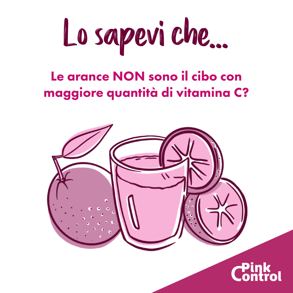 Le arance hanno poca vitamina c