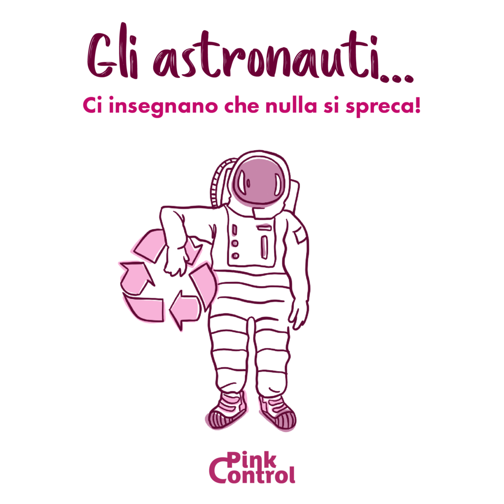 gli astronauti ed il reciclo