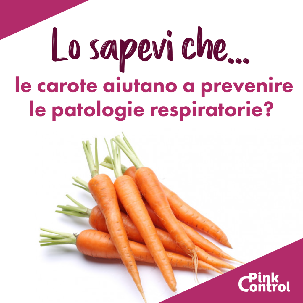 le carote aiutano a prevenire le patologie respiratorie