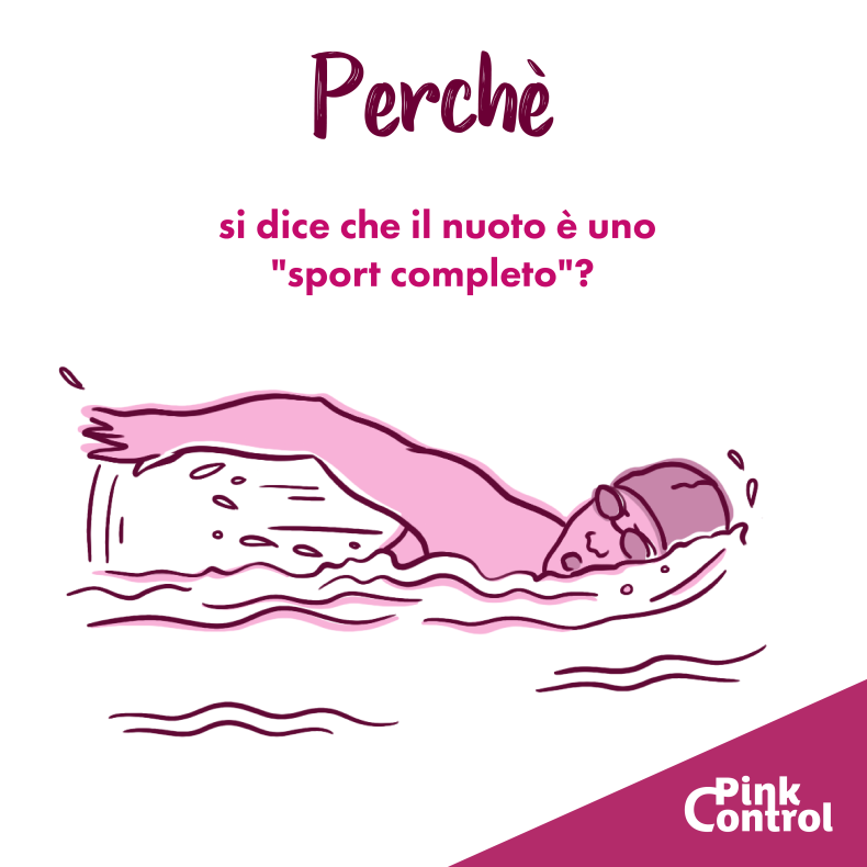 il nuoto è uno sport completo