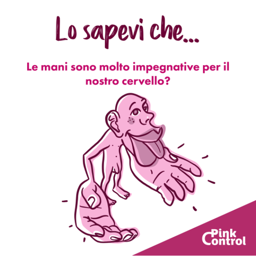 Lo sapevi che le mani sono molto impegnative per il nostro cervello