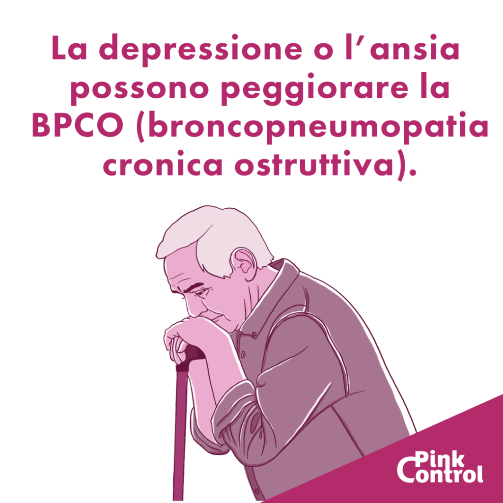 La depressione o l'ansia possono peggiorare la BPCO